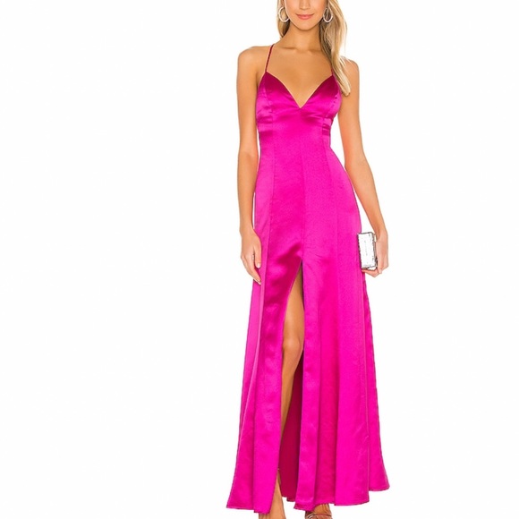 REVOLVE - HOT PINK Gown - open to offers, sold out online - Picture 4 of 9
